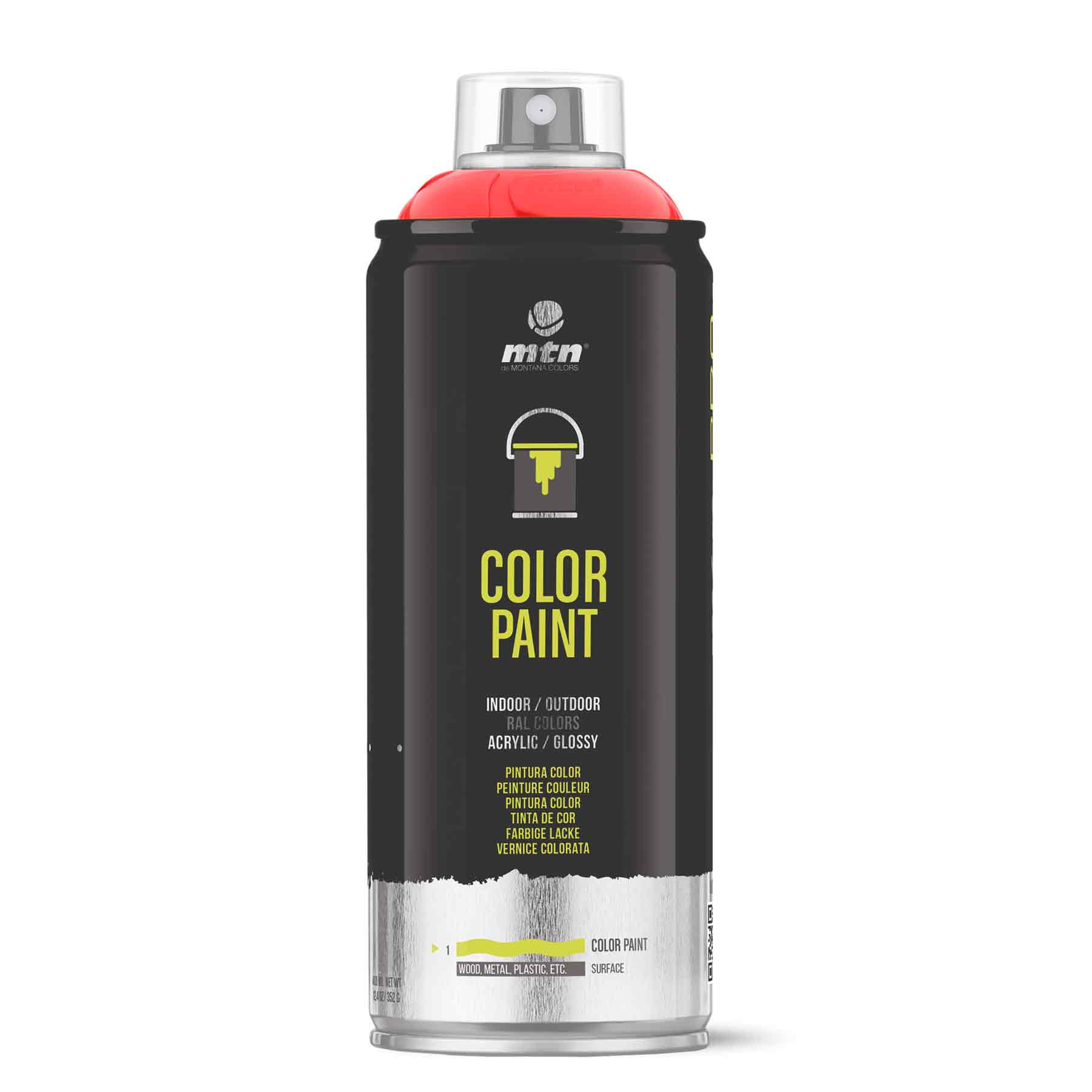Spray MTN PRO RAL 3020 - Vermelho Tráfego 400ml
